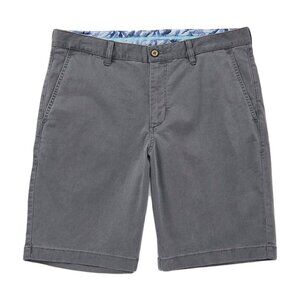 Tommy Bahama Mens Size 30 Fog Grey Stretch 8” inseam Boracay Chino Shorts